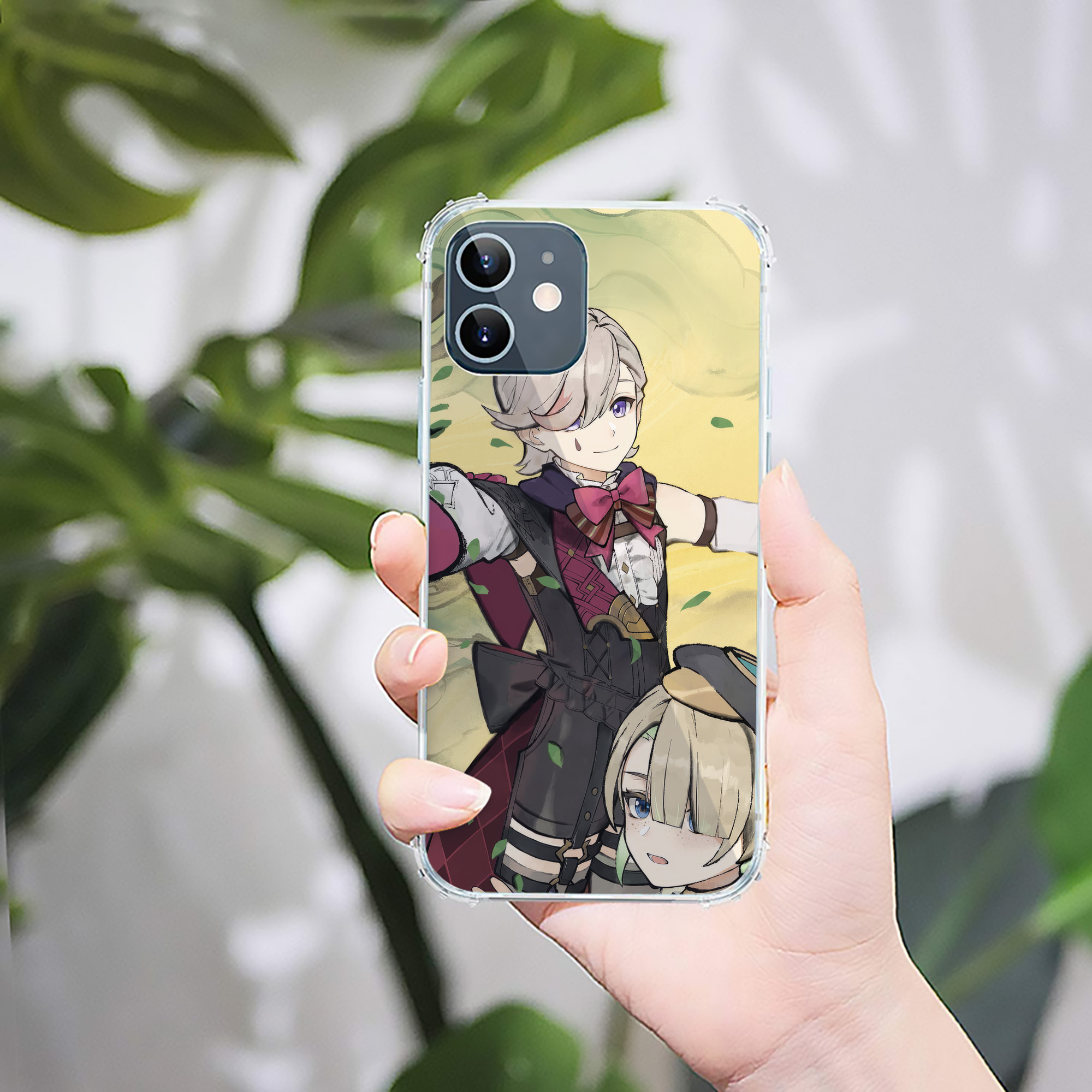 げんし神 genshin 【iPhone 12シリーズ対応】透明スマホケース（クリアソフトケース）